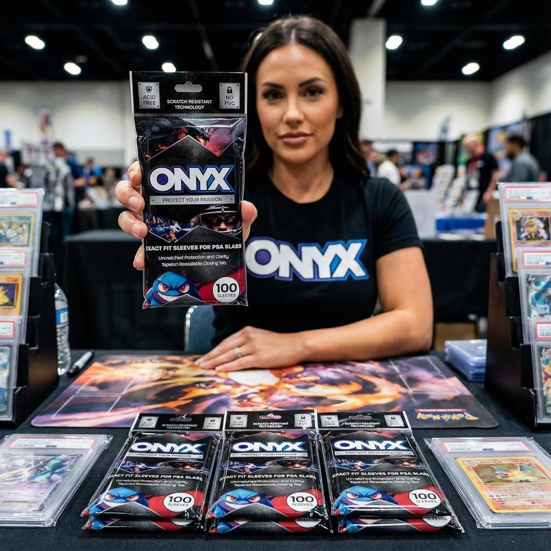 Onyx أكمام PSA slab - أكمام بطاقات مصنفة، أكمام بطاقات PSA مثالية، أكياس بلاستيكية تناسب تمامًا، أكمام حافظة لحماية بطاقات البيسبول، الرياضة، MTG - Image 3